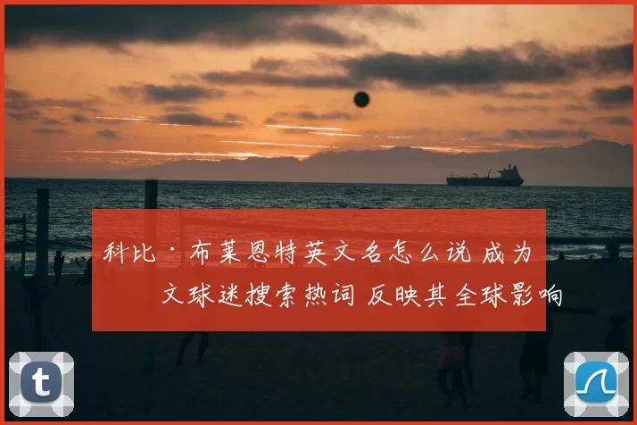 科比·布莱恩特英文名怎么说 成为中文球迷搜索热词 反映其全球影响力持续延续